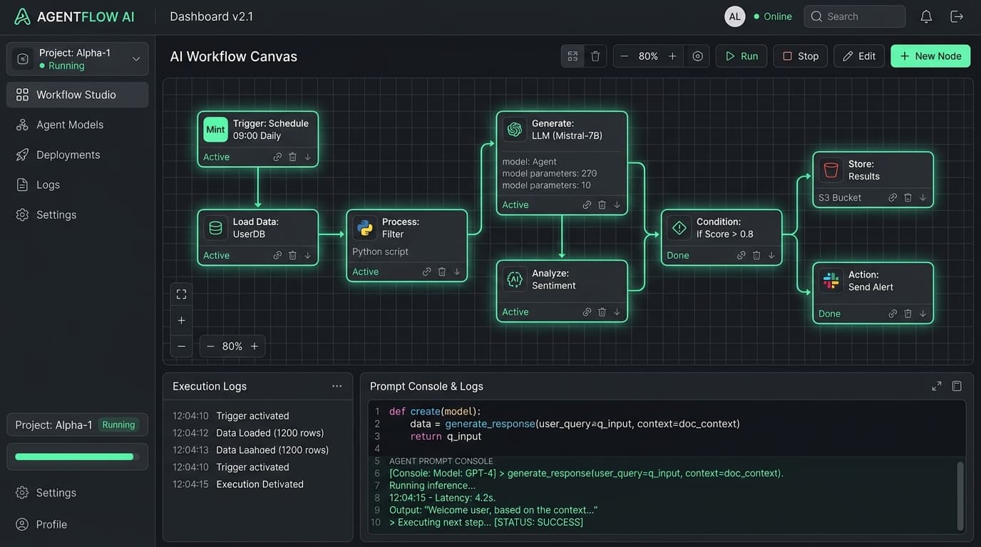 Mint AI Agent Studio